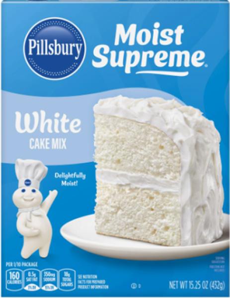 PILLSBURY Moist Supreme 'White' Premium Cake & Cupcake Mix 432 gr